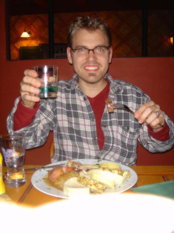 Jeff with Absinth and Old Bohemian Grub