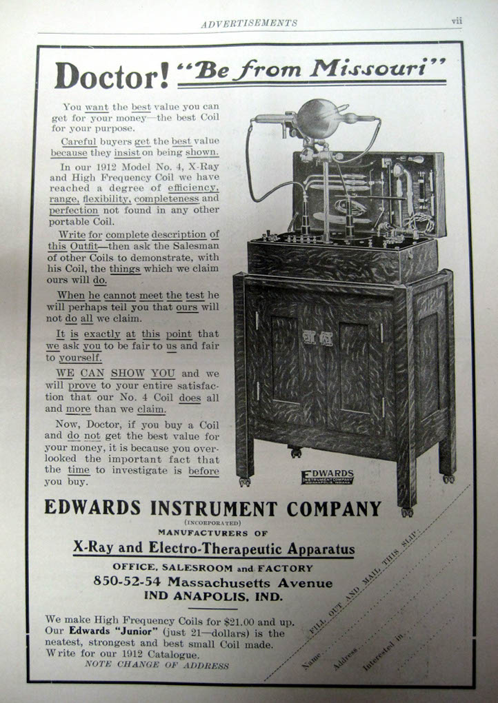 Journal of the IN State Med Assoc Dec 15 1911 pg vii