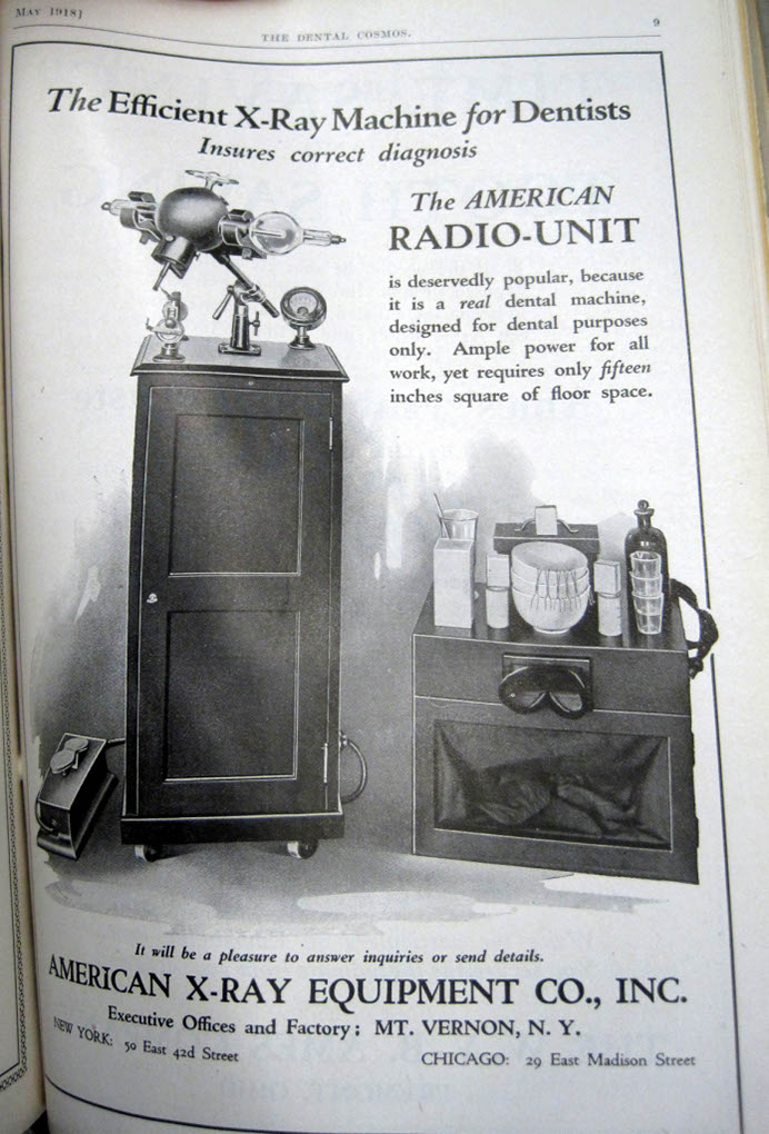 Dental Cosmos May 1918 - American X-ray