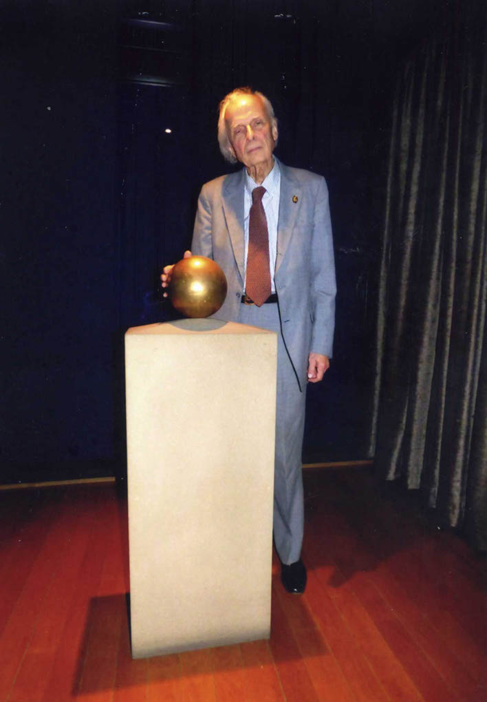 Ashes of Nikola Tesla with last closest relative William Terbo, April 2015