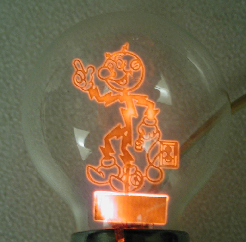 Reddy Kilowatt Neon