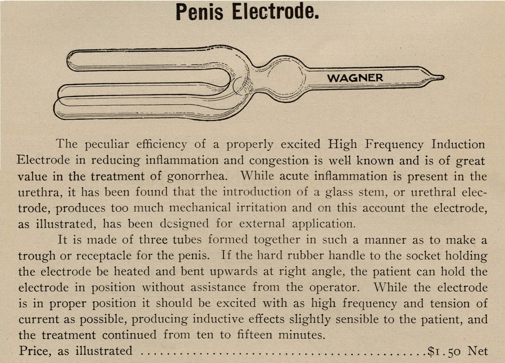 1907 Wagner Penis Electrode