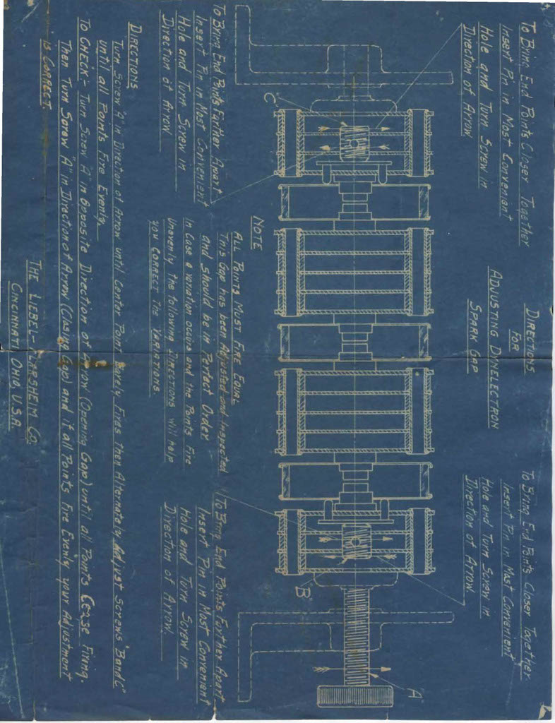 Dynelectron Spark Gap Settings