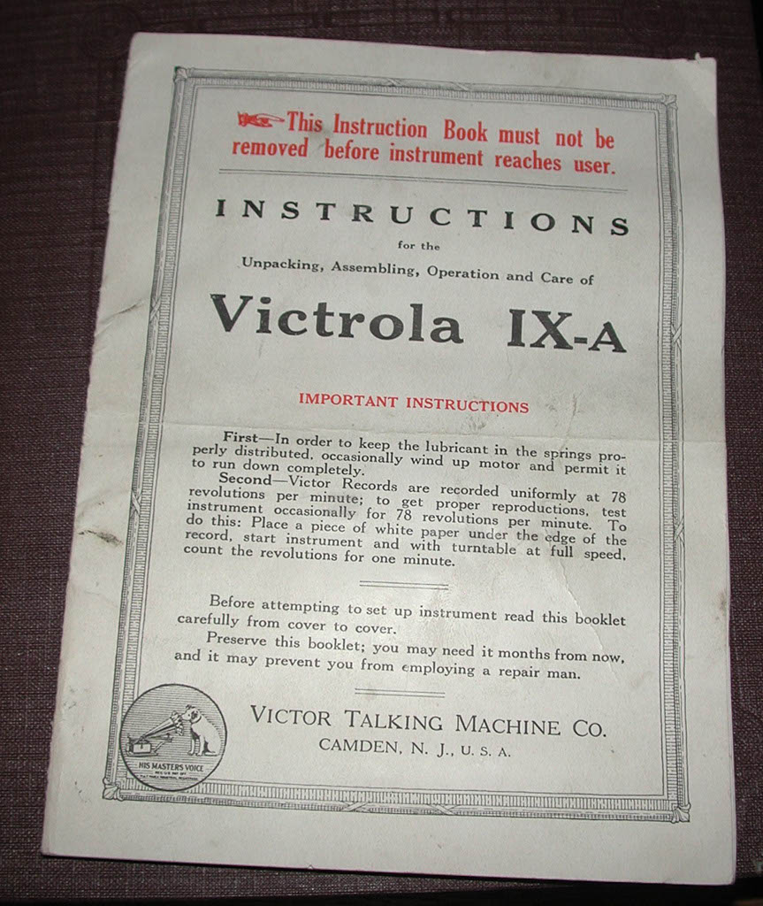 Instructions