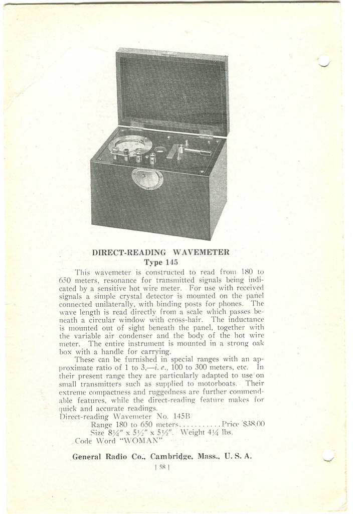GR 145 Wavemeter