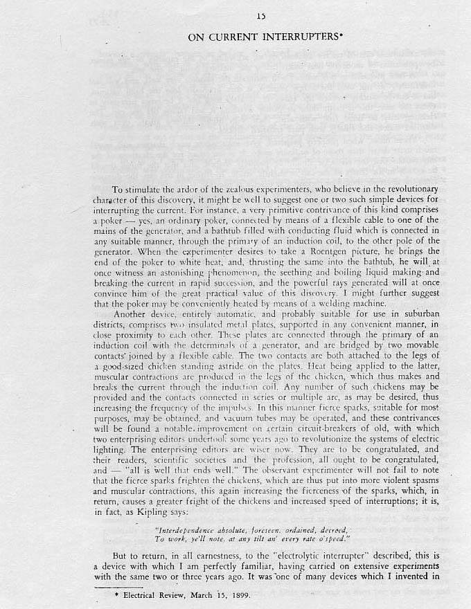 OnCurrentInterrupters