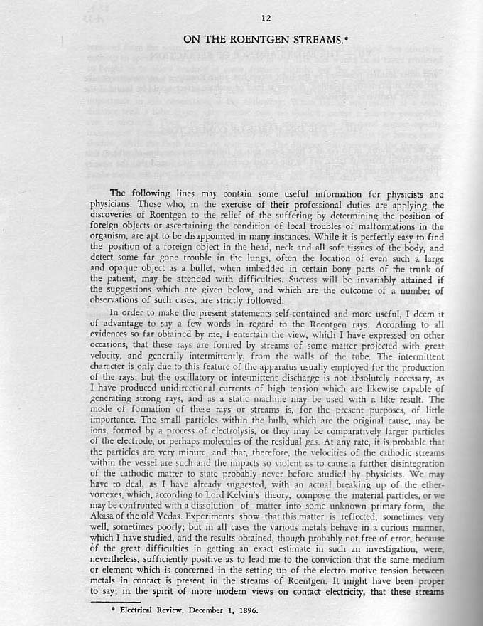 OnTheRoentgenStreams