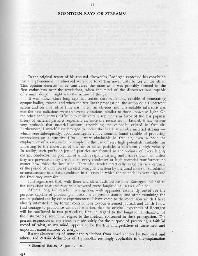 RoentgenRaysOrStreams